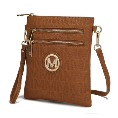 Mkf Collection By Mia K Andrea Milan M Signature Crossbody Handbag In Multi