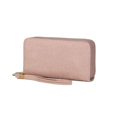 Mkf Collection By Mia K Aurora M Signature Wallet Handbag In Pink