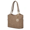 Mkf Collection By Mia K Malika M Signature Satchel Handbag In Brown