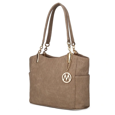 Mkf Collection By Mia K Malika M Signature Satchel Handbag In Brown