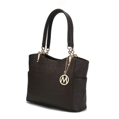 Mkf Collection By Mia K Malika M Signature Satchel Handbag In Gold