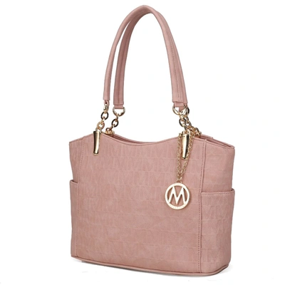 Mkf Collection By Mia K Malika M Signature Satchel Handbag In Pink