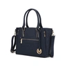 Mkf Collection By Mia K Cairo M Signature Satchel Handbag In Blue