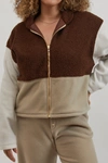 Donni . Sherpa Jacket In Gold