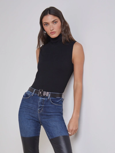 L Agence Ceci Top In Micro Modal Black