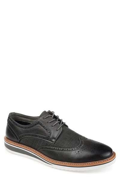 Vance Co. Warrick Wingtip Oxford In Black