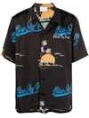 Blue Sky Inn Camicia Island In Black