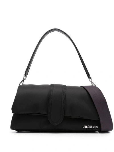 Jacquemus Le Bambinou Soft Shoulder Bag In Nero