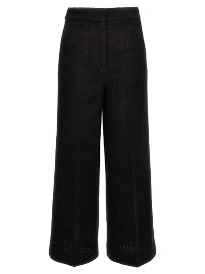 MOSCHINO MOSCHINO CROPPED BOUCLÈ PANTS