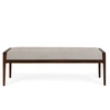 BOLL & BRANCH ORGANIC THE UPHOLSTERED TUFTED BENCH