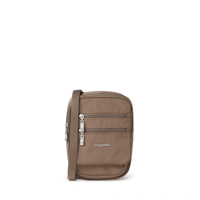 Baggallini Rfid Journey Crossbody In Brown