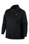 Nike Element Half-zip Running Top In Black