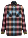 Givenchy Cotton Oversized Shirt Side Slits In Multicolor