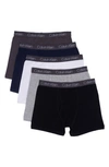 CALVIN KLEIN KIDS' ASSORTED 5-PACK BOXER BRIEFS