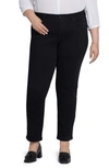 Nydj Plus Sheri Houndstooth Luxe Burnout Slim Jean In Huntley