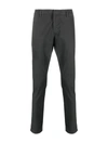 Dondup Gaubert Straight Leg Trousers In Grey