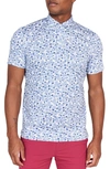REDVANLY REDVANLY FORDUNE FLORAL PERFORMANCE GOLF POLO