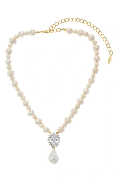 Ettika Women's Royal Heirloom 18k Gold-plated & Cubic Zirconia Pendant Necklace