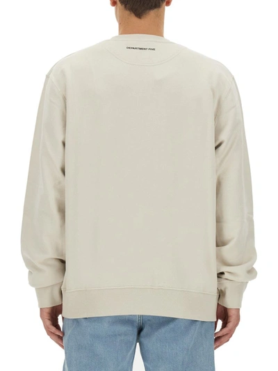 Department Five Department 5 Man Sweatshirt Beige Size Xl Cotton In White