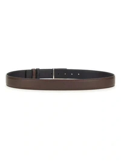 Etro Reversible Belt In Black