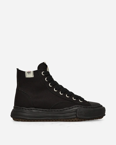 Miharayasuhiro Peterson Og Sole Canvas High Sneakers In Black