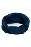 Portolano Cashmere Hood Scarf In Classic Navy