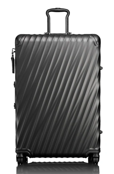 Tumi 19 Degree Aluminum 30-inch Expandable Wheeled Packing Case In Matte Black