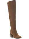 Sun + Stone Harloww Womens Faux Suede Tall Over-the-knee Boots In Brown