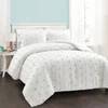 LUSH DECOR RAINBOW TUFTED DOT COMFORTER SET