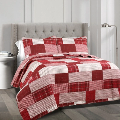 Lush Decor Fashions 3pc Greenville Quilt Set