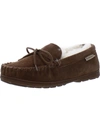 BEARPAW MINDY WOMENS SUEDE SLIP ON MOCCASINS