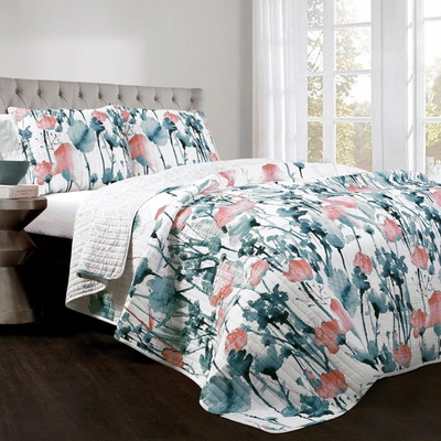 Lush Decor Zuri Flora Quilt Set