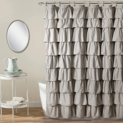 Lush Decor Ruffle Shower Curtain