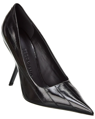 FERRAGAMO FERRAGAMO ERICA X5 SATIN PUMP