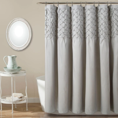 Lush Decor Fashion Bayview Shower Curtain In White