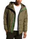 Moncler Leuk Hooded Down Puffer Coat In Green