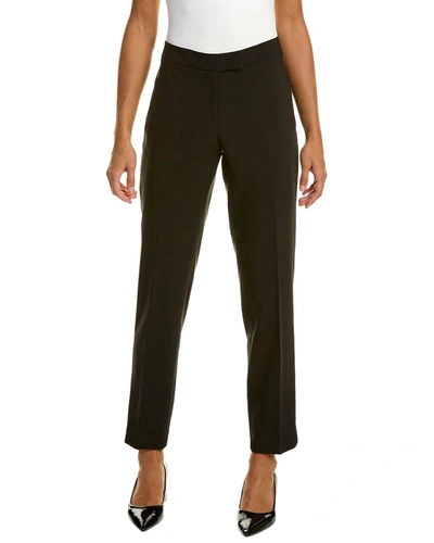 Anne Klein Bi-stretch Flare Leg Pant In Black