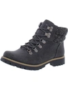 Cliffs By White Mountain Pathfield Knit Collar Lace-up Boot In Pink