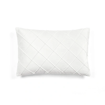 Lush Decor Velvet Diamond Pintuck Decorative Pillow Cover