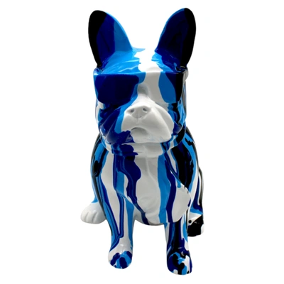 Interior Illusion Plus Interior Illusions Plus Blue Graffiti Dog With Glasses - 8 Tall"