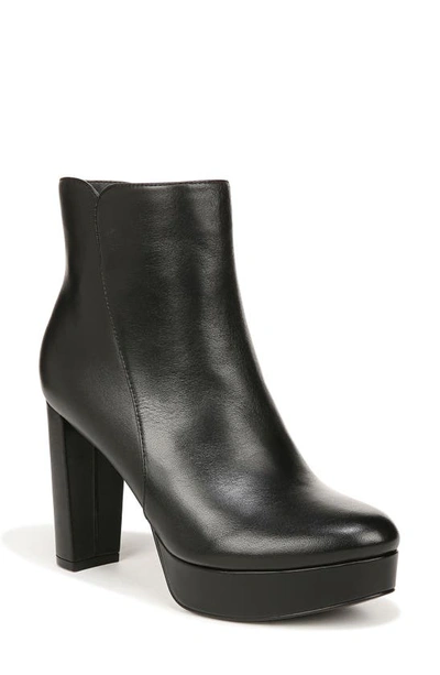 Naturalizer Flavio Platform Bootie In Black Leather