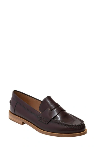 Jack Rogers Tipson Penny Loafer In Bordeaux
