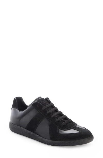 Maison Margiela Replica Low-top Sneakers In Black