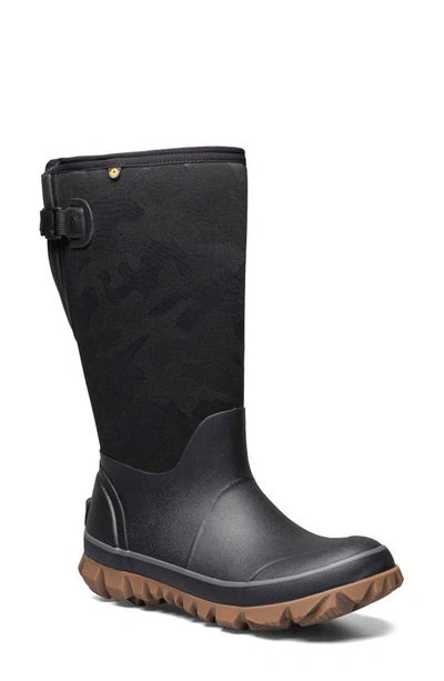 Bogs Whiteout Waterproof Boot In Black