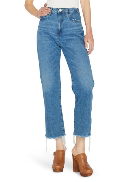 Frame Le Jane Crop Raw-hem Jeans In Caramia