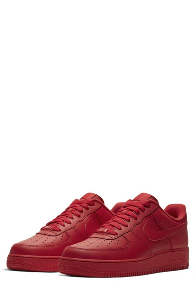 Nike Men's Air Force 1 '07 Lv8 1 Shoes In Red