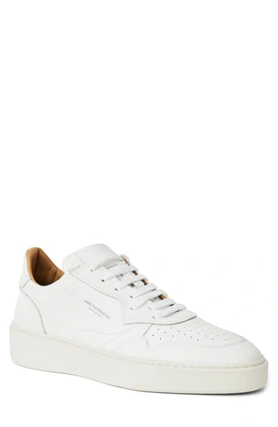 Bruno Magli Dezi Leather Sneaker In White