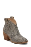 Toms Women's Constance Pull On Western Booties In Sahara Cheetah Suede