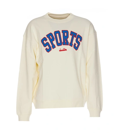 Diadora Sweatshirt In White