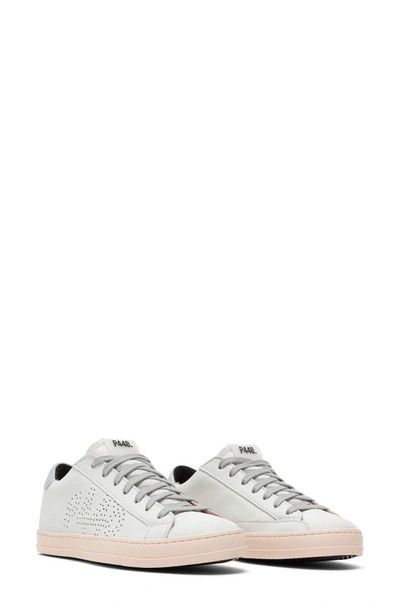 P448 Women's S23john-w Lace Up Low Top Sneakers In Whi/morea